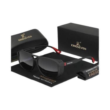 Imagem de Óculos De Sol Polarizados Unissex Com Armação Grande, Proteção UVA B P