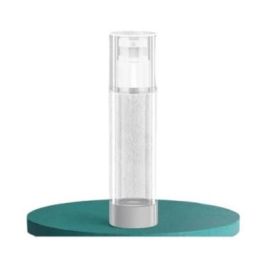 Imagem de Frasco Transparente Airless Com Bomba Para Cosméticos 15ml 30ml 50ml 8