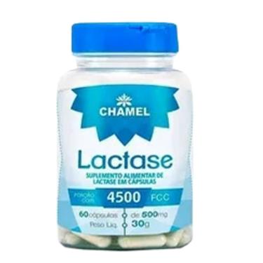 Imagem de Lactase em Cápsulas - 60 cápsulas de 500mg - CHAMEL