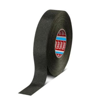 Imagem de Fita Isolante tecido Lonada Chicote Preta 19mmX25m 51036 Tesa