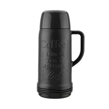 Imagem de Garrafa Térmica de Rosca 1L Arabica Invicta Preta