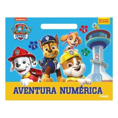 Imagem de Patrulha Canina Aventura Numérica - Meu Blocão De Colorir