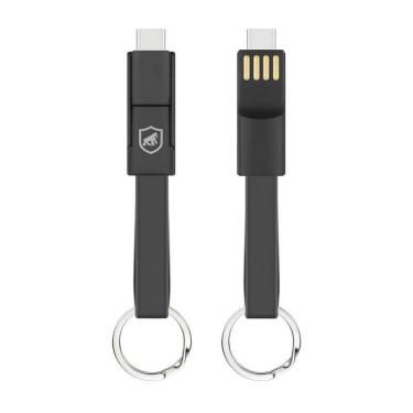 Imagem de Cabo slim 3 em 1 + Adesivo com vale desconto R$ 10,00 - Kit Promocional