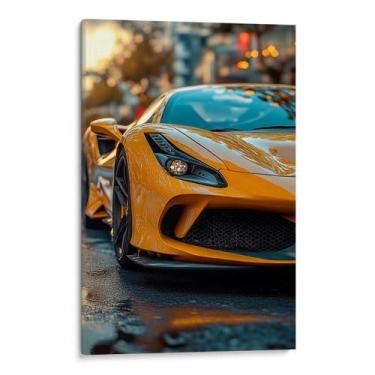 Imagem de Quadro Carro Lendário Nas Ruas ao Entardecer - Mioquadros, 160x100 cm,