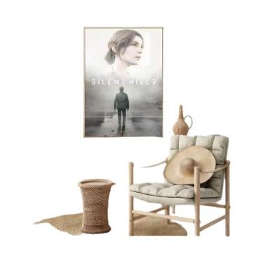 Imagem de Silent Hill 2 Jogo Filme Pegajoso Cartazes Vintage Room Bar Café Decor