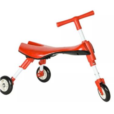 Imagem de Triciclo Bimba Infantil Sem Pedal Dobrável Azul E Vermelho - Play Fore