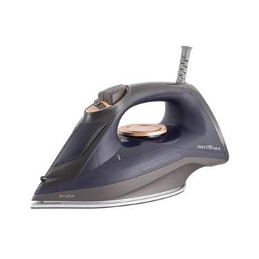 Imagem de Ferro de Passar a Vapor Britânia BFV2000P com Spray e Base em Cerâmica - Azul azul / 220