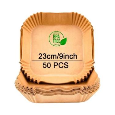 Imagem de Forros De Papel Descartáveis Grandes Para Fritadeira De Ar (Air Fryer)