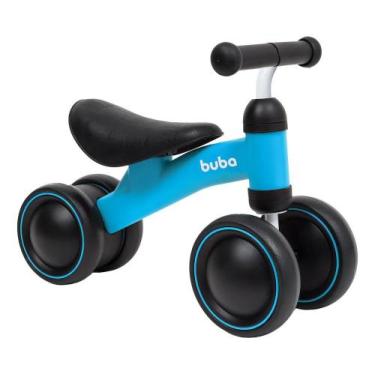 Imagem de Bicicleta De Equilibrio 4 Rodas Infantil Azul - Buba - Congratulations