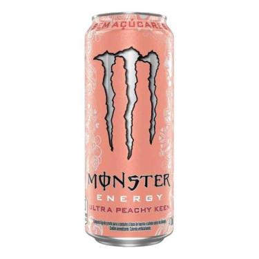Imagem de Energético Ultra Peachy Keen Zero Açúcar Monster Lata 473ml - Congratu