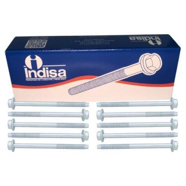 Imagem de Jogo Parafuso Cabeçote Fox Gol Kombi Polo Saveiro a3 1,6 8v - INDISA