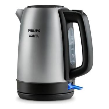 Imagem de Chaleira eletrica philips walita 1,7l inox hd9350/91 110v, 110V