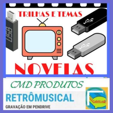 Imagem de Pen drive 8gb com Músicas Temas e Trilha Sonora de Novelas - Cmd 08