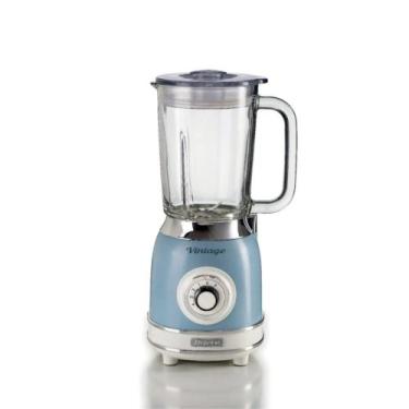 Imagem de Liquidificador Ariete Vintage Azul 1000W Copo de Vidro 1,5L 220V - Lin