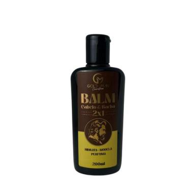 Imagem de Balm 2x1 Cabelo &amp Barba 200ml - Gold Man Cosmticos
