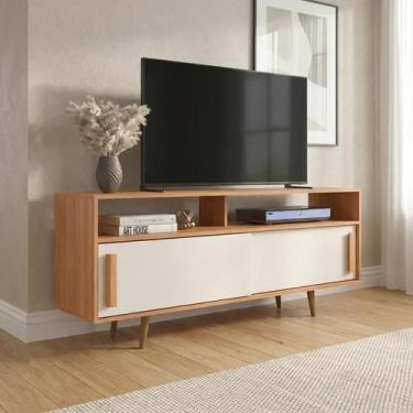 Imagem de Rack para Tvs até 65 Polegadas 150cm Freijó Off White - j carvalho