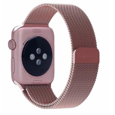 Imagem de Pulseira Milanese Para Apple Watch 38mm - Rosê