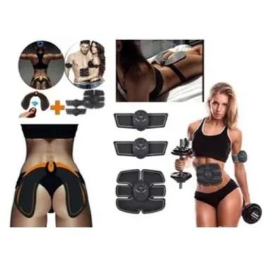 Imagem de Tonificador Muscular Abdomem Biceps Gluteos Kit Completo - Hip Trainer