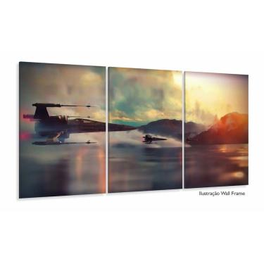 Imagem de Quadro Decorativos Jogos Star Wars com 120x60 3 peças