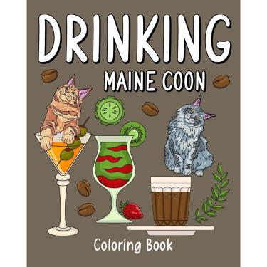 Imagem de Drinking Maine Coon Coloring Book