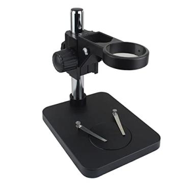 Imagem de Adaptador de microscópio binocular ampliação de microscópio zoom contínuo 7X-45X cabeça de microscópio estéreo WF10X/20mm acessórios de microscópio ocular (cor: suporte pequeno)