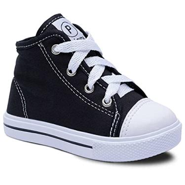 Imagem de Tênis Popstar Infantil Menina Cano Alto 11.49i (Preto, 23)