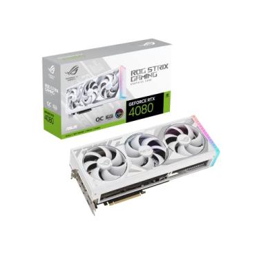 Imagem de ASUS Placa gráfica ROG Strix GeForce RTX™ 4080 White OC Edition Gaming (PCIe 4.0, 16GB GDDR6X, HDMI 2.1a, DisplayPort 1.4a)