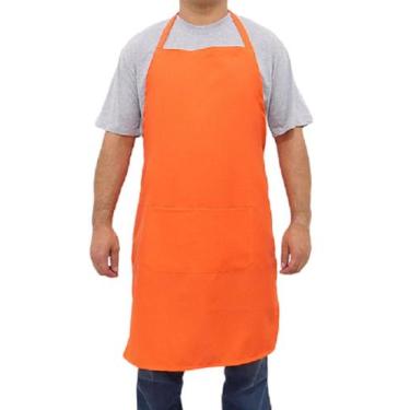 Imagem de Avental De Cozinha Oxford Com Bolso Uniforme Profissional Pizzaria Coz