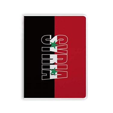 Imagem de Diário de capa macia com nome da bandeira do país da Ásia, Art Deco, presente moderno