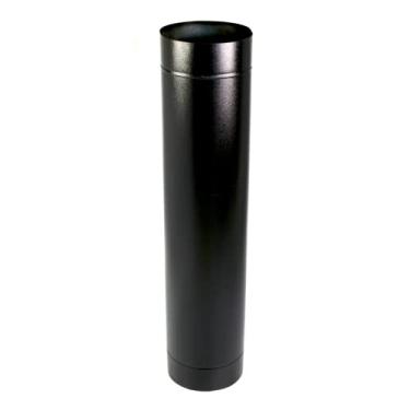 Imagem de Duto 10 Polegadas Preto Chaminé Forno Churrasqueira Lareira