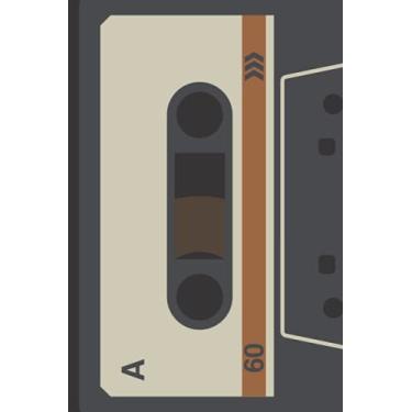 Imagem de Notebook Cassette Tape : (6 x 9 inches)(120 lined pages) Retro tape deck journaling for nostalgia and gift for: writers, students, teachers, note takers, mother, father, sister, brother