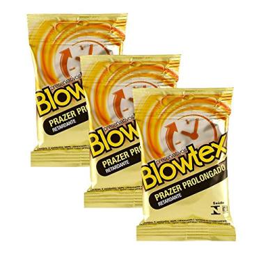 Imagem de Kit 3 Pacotes Preservativo Blowtex Retardante C/ 3 Unidades Cada