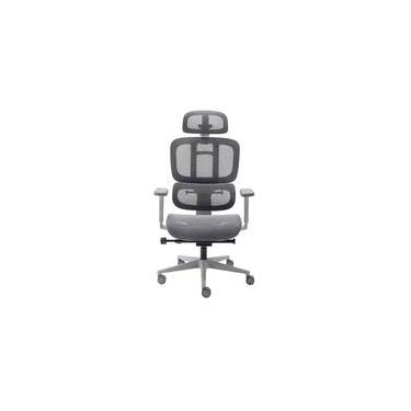 Imagem de Cadeira Office Elements Sophy, Até 150 kg, Reclinável, Braços 3D, Cilindro Classe 4, Cinza - 70061