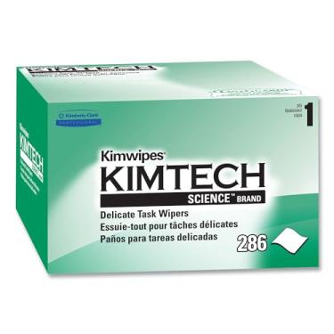 Imagem de Kimberly-Clark Professional Lenços de limpeza delicados KIMWIPES Ex-L, 11 cm x 21 cm, 280/caixa (34155)