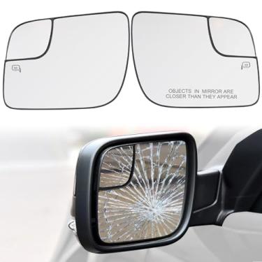 Imagem de Lente do espelho retrovisor de porta refletor de vidro retrovisor aquecido vidro convexo para Ford Explorer 2011-2017 BB5Z17K707A BB5Z17K707B acessórios de espelho retrovisor (lado direito do
