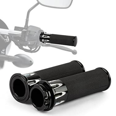 Imagem de Punhos de guidão de 2,5 cm CNC Punho de acelerador universal de 25 mm para Sportster Fatboy Dyna Softail VRod Cafer Chopper Bobber Custom Touring Road King Electra Glide Street Bob Trem noturno XL XR