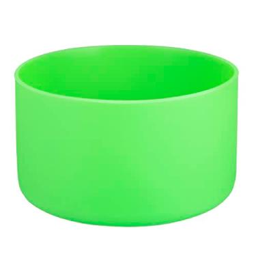 Imagem de DBIW Bota para garrafa de água Hydro Flask 340.2-1,134.0 g/Stanley Tumbler, botas inferiores para garrafas de água esportivas Hydroflask, capa inferior de silicone (verde, serve Hydroflask 32 garrafas