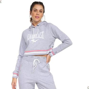 Imagem de Moletom Everlast Cropped Everlast C/ Capuz Feminino