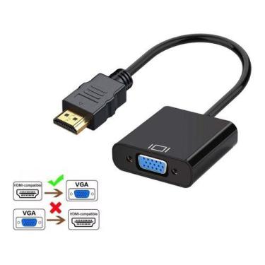 Imagem de 2 conversor de entrada hdm1 para saida vga com audio mxt 12105
