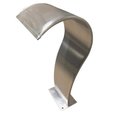 Imagem de Cascata Naja Aço Inox Para Piscina Junior High Tech Garantia - Supera 