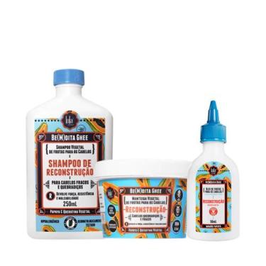 Imagem de Lola Bemdita Ghee Reconstrução Sh 250ml + Masc 100ml + Óleo 50ml - Lol