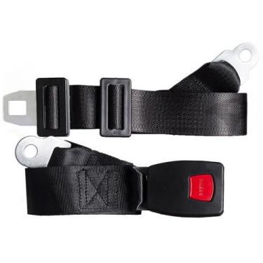 Imagem de Cinto de Segurança Automatico Traseiro Abdominal Universal Botão - DAF