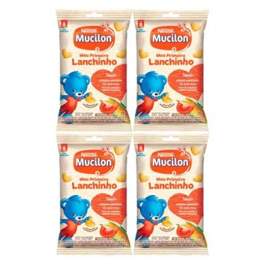Imagem de Kit 4 Biscoito Mucilon Snack Tomate 35g