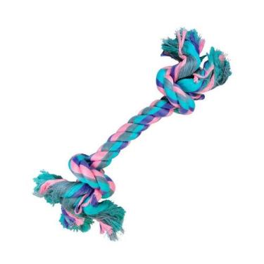 Imagem de Brinquedo Mordedor Corda Dental Bone Pastel para Cães Jambo - P - Jamb