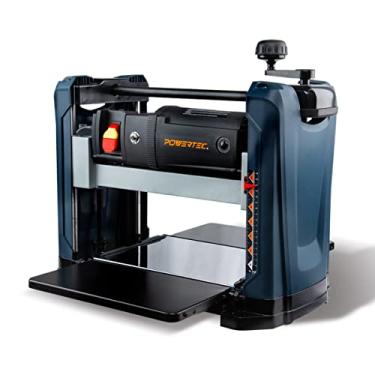 Imagem de POWERTEC Plaina de espessura de bancada PL1252V 15 Amp com 2 lâminas para marcenaria | 31 cm portátil
