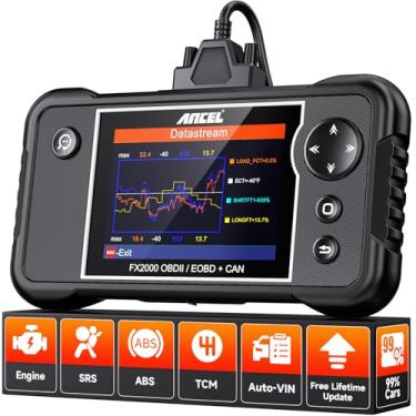 Imagem de ANCEL FX2000-US OBD2 Scanner ferramenta de diagnóstico, ABS SRS transmissão airbag scanner de carro, leitor de código de carro do motor, ferramenta de diagnóstico automotivo atualização gratuita