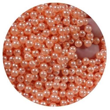 Imagem de Pérola bola lisa 300 pçs 5mm ideal para bijuterias e artesanatos em ge