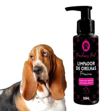 Imagem de Loção Limpadora De Orelhas Ouvidos Cães Cachorro Pet - Freshness Pet