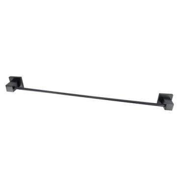 Imagem de Porta Toalha Banho Prime Luxo Preto - Pró Metais