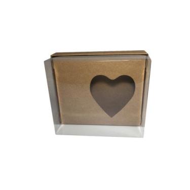 Imagem de 10 Caixa Ovo Colher Coração Pascoa 250gr Embalagem Gourmet - Gráfica U